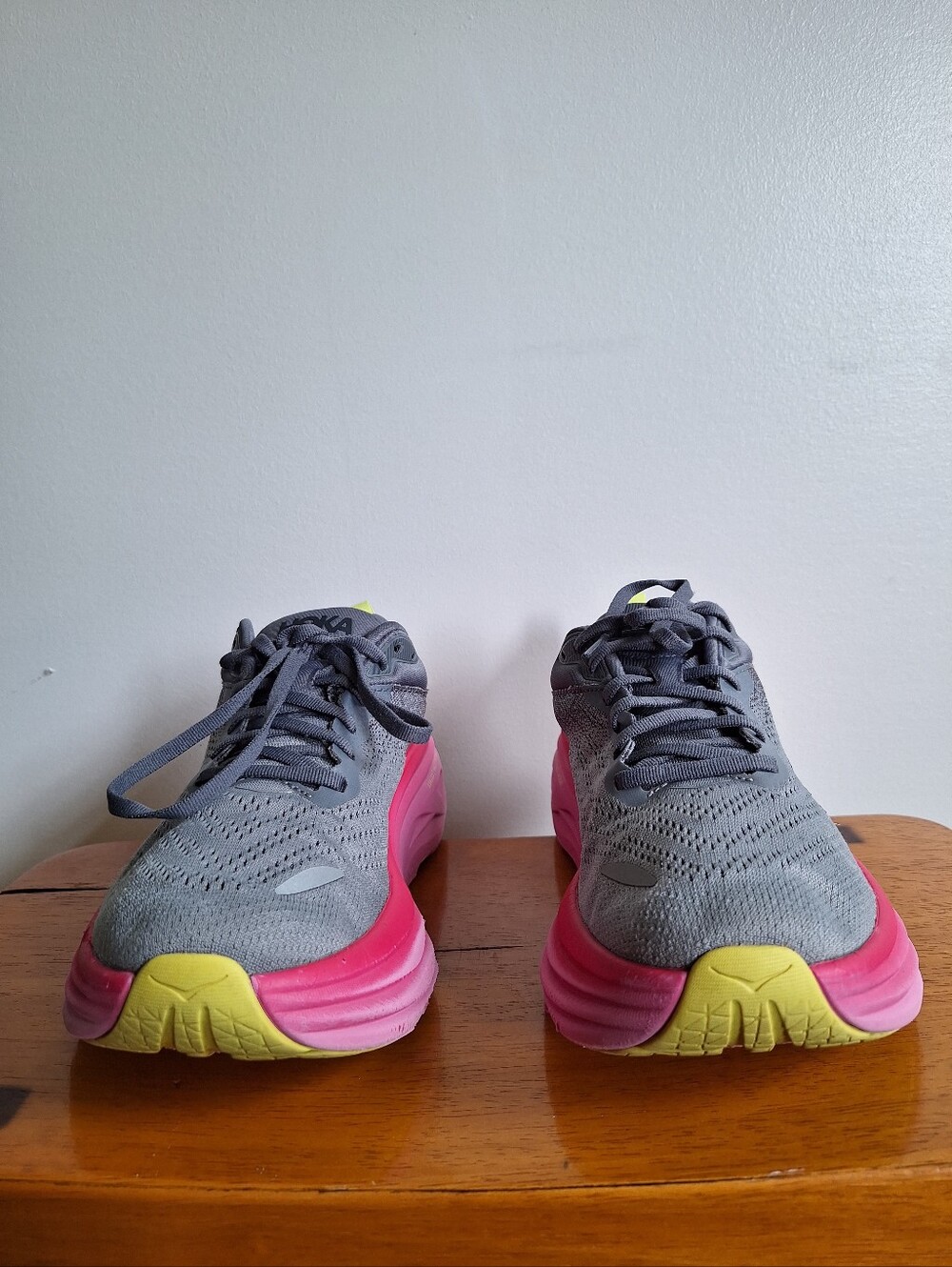 Hoka Bondi 8 Women's Castlerock Strawberry Size 8.5B - Picture 4 of 14